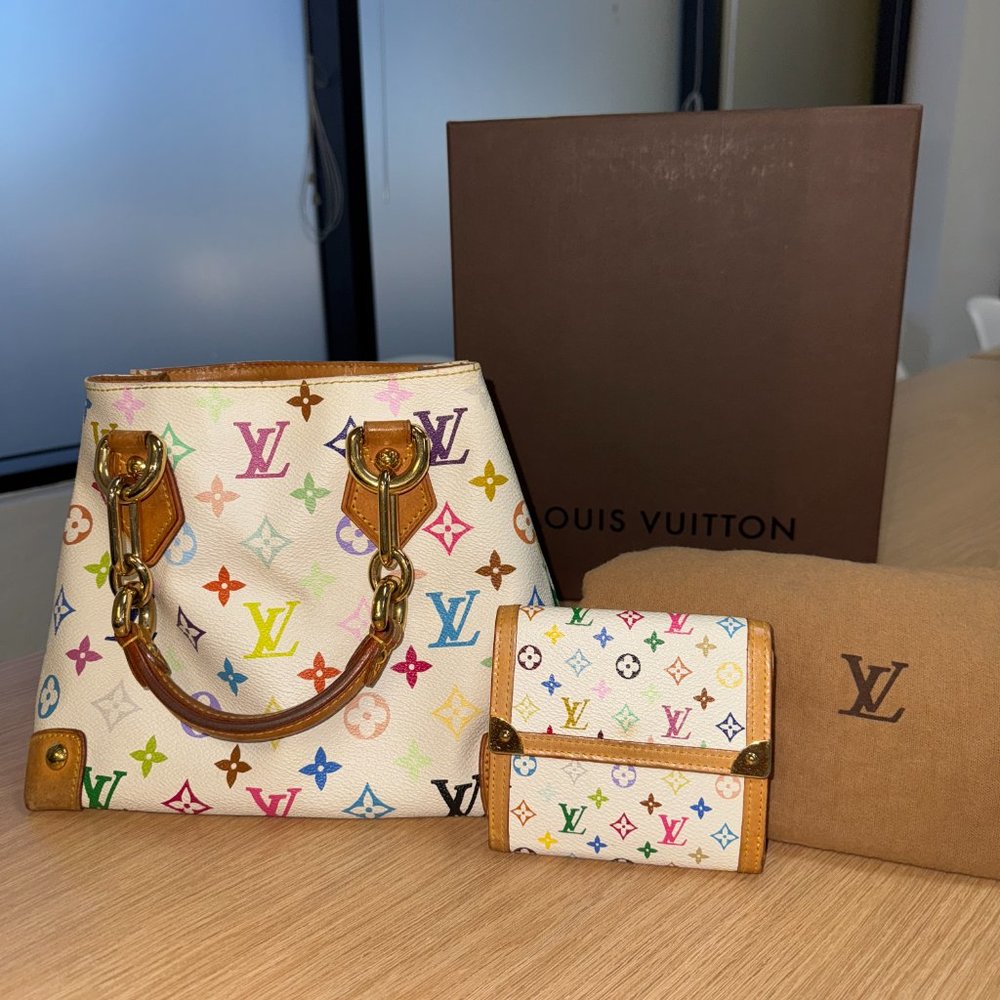 Louis Vuitton Original Murakami Multicolor Audra Bag Discontinued - Bag Only - Picture 10 of 17